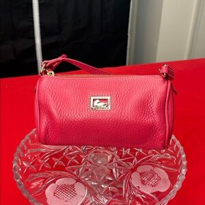 Dooney & Bourke EUC Chic Red Leather Mini